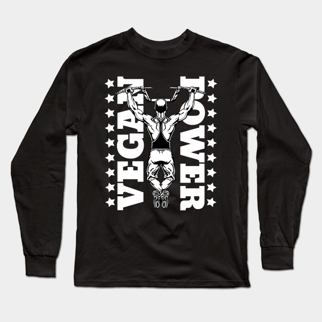 Vegan Power Assisted Pull Up Long Sleeve T-Shirt by RadStar